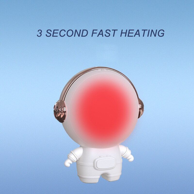 Πιατάκι Χεριού Θερμοκρασία Χεριού Φως νύχτας 6000Mah 5-6 ώρες Χαριτωμένο θερμαντήρα χεριών Επαναφορτιζόμενη χειμερινή ζεστά προϊόντα Δωρεάν παράδοση