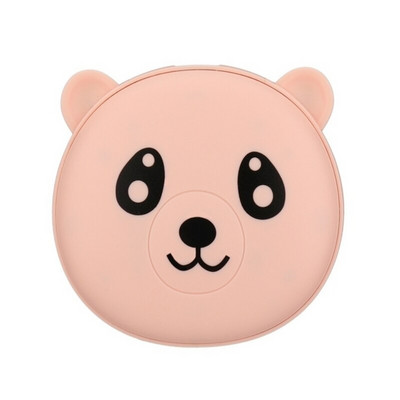 Jauka multfilma Panda Bear ziemas mini roku sildītājs 2 vienā 3600mAh uzlādējama kabatas mobilā barošanas banka atkārtoti lietojama elektriska, ērta