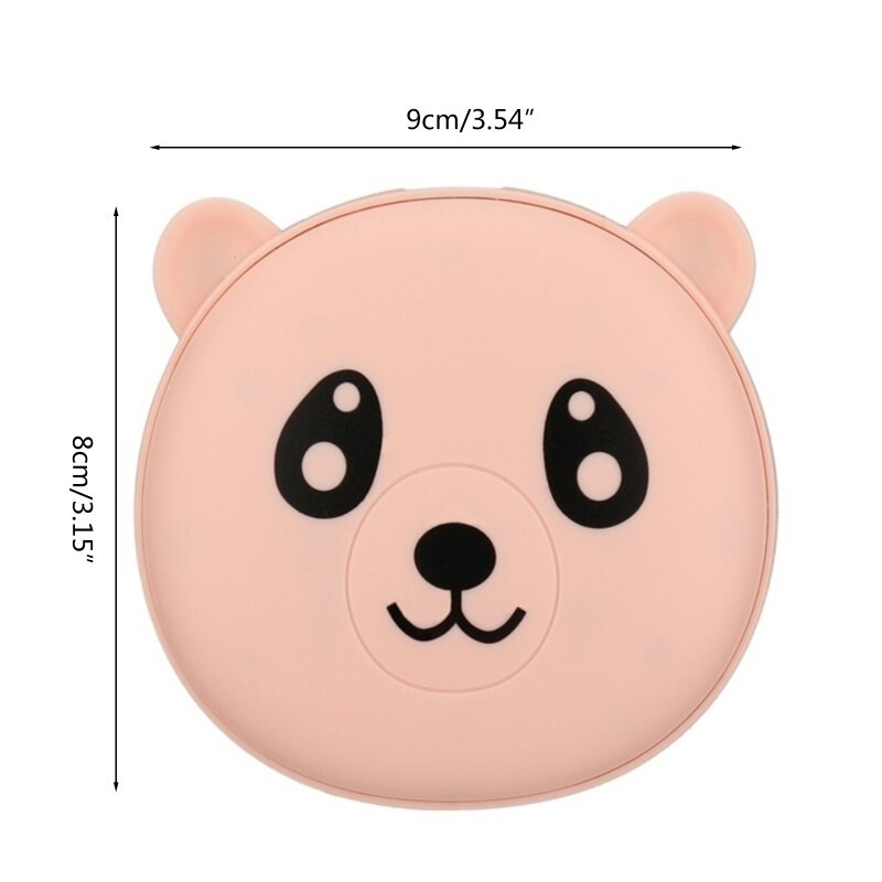Χαριτωμένο Cartoon Panda Bear Winter Mini Θερμαντήρας Χεριών 2 σε 1 3600mAh Επαναφορτιζόμενη τσέπη Mobile Power Bank Επαναχρησιμοποιήσιμο Ηλεκτρικό Handy