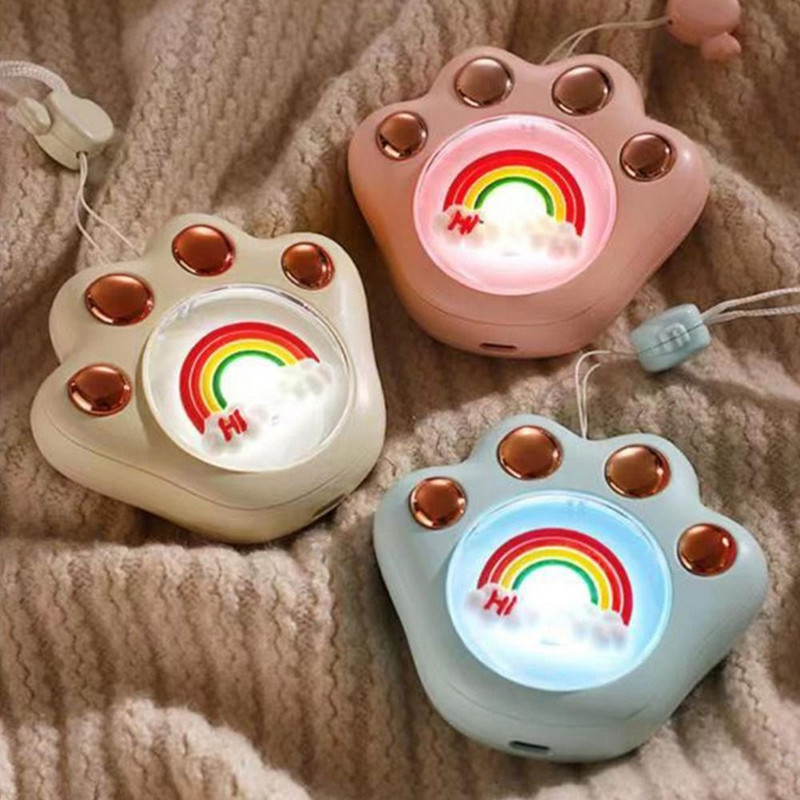 Μίνι φορητός θερμαντήρας χεριών Cat Claw Cute Winter Heater Γρήγορη θέρμανση Επαναφορτιζόμενη τσέπη USB 1500 mAh Μικρός μίνι θερμαντήρας χεριών