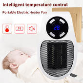 Elektriskais sildītājs Pārnēsājams sildītāja spraudnis sienas istabas apkures plīts Mini mājsaimniecības radiators tālvadības sildītāja mašīna ziema 220V/110V