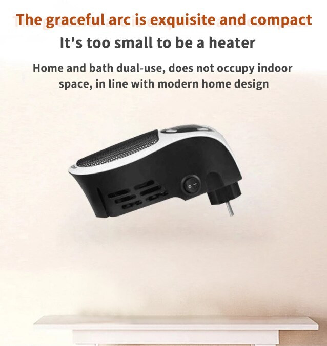 Ηλεκτρικός θερμοσίφωνας Φορητός θερμαντήρας βύσμα στον τοίχο Σόμπα Θέρμανσης Δωματίου Μίνι Οικιακό Καλοριφέρ Απομακρυσμένη Θερμομηχανή Χειμώνας 220V/110V
