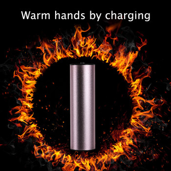 Нагревател за ръце USB акумулаторен електрически нагревател за ръце за зимно пътуване 2-скоростен 2000mAh Преносима мини машина за затопляне на ръце Подарък