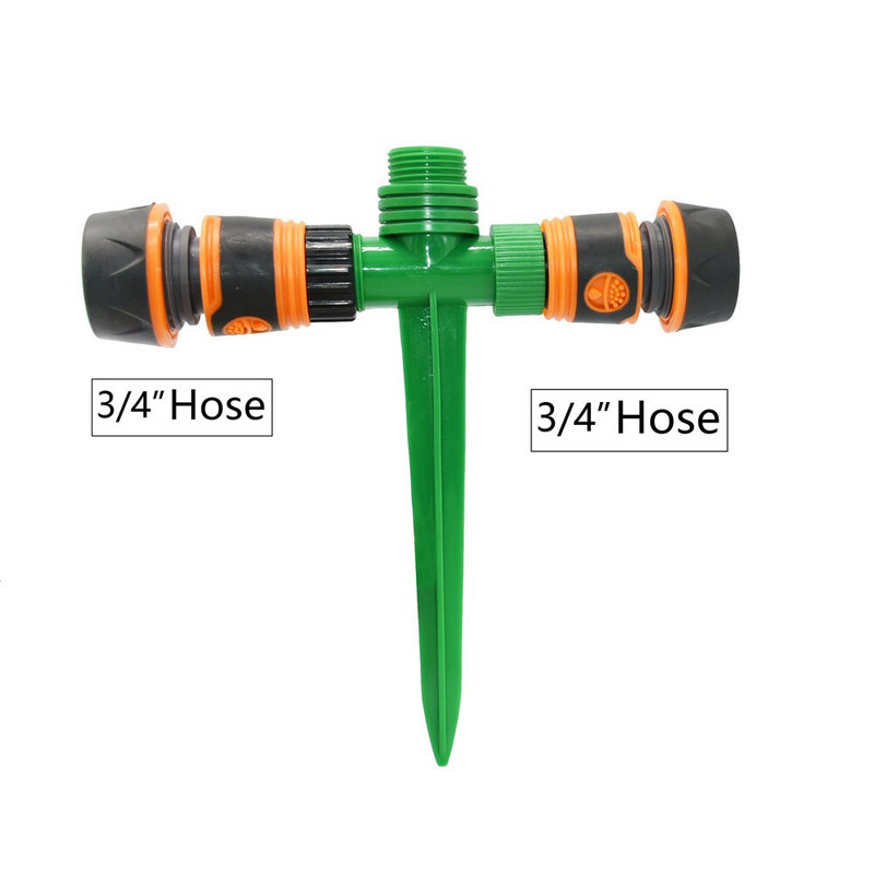 Στήριγμα περιστρεφόμενου ψεκαστήρα κήπου 1/2 3/4" Πλαστική ακίδα εισαγωγής εδάφους σωλήνας κήπου Περιστρεφόμενος προσαρμογέας ψεκαστήρα Vortex