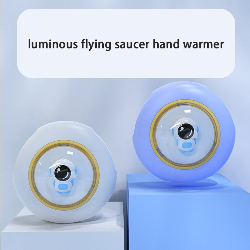 Astronaut`s Hand Warmer New Warm Baby Night Light Product USB Γρήγορη φόρτιση Φορητά φώτα Led Χειμερινή θέρμανση πυρίμαχη σιλικόνη
