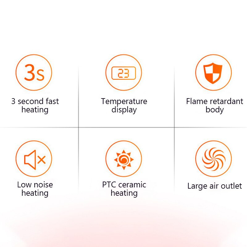 Ηλεκτρικός φορητός θερμαντήρας Μίνι θερμοστάτης γρήγορης θερμότητας Επιτοίχιος θερμαντήρας Απομακρυσμένος θερμαντήρας Αθόρυβος καλοριφέρ Θερμοστάτης γραφείου οικιακού γραφείου