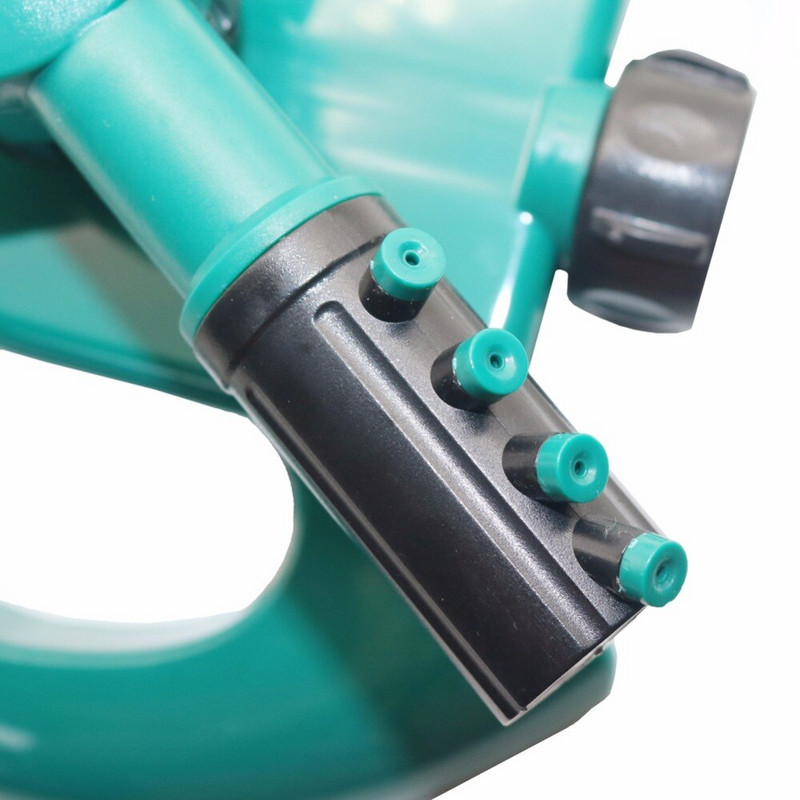 Κήπος Πότισμα 360 Μοιρών Περιστρεφόμενος Κύκλος Νερού με Σύνδεση Εύκαμπτου Σωλήνα Σύστημα άρδευσης Grass Lawn