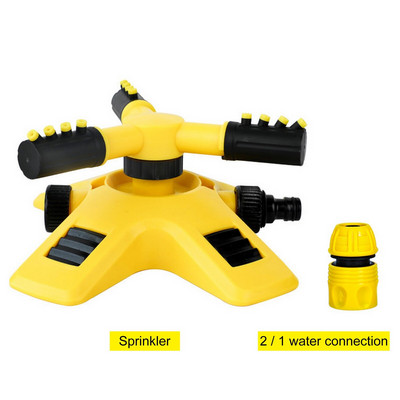 Εκτοξευτής γκαζόν κήπου 360 μοιρών Αυτόματη περιστρεφόμενη αυλή Κήπος Μεγάλης έκτασης κάλυψης Ψεκαστήρας νερού άρδευσης Ψεκαστήρας νερού