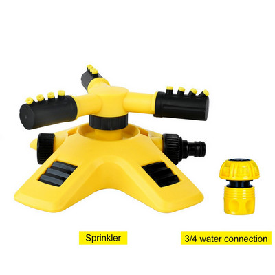 Εκτοξευτής γκαζόν κήπου 360 μοιρών Αυτόματη περιστρεφόμενη αυλή Κήπος Μεγάλης έκτασης κάλυψης Ψεκαστήρας νερού άρδευσης Ψεκαστήρας νερού