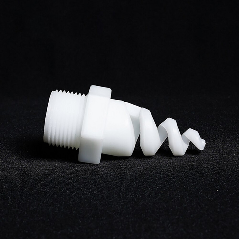 Hot Sell 5 τμχ Spiral ακροφύσιο PP Ψεκαστήρας ομίχλης ποτίσματος για σύστημα ψύξης Hot Selling 3/8" 1/2" 3/4" bspt