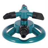 Αυτόματοι ψεκαστήρες Πότισμα Χλοοτάπητα 360 μοιρών 3 ακροφύσιο κύκλου περιστρεφόμενου συστήματος άρδευσης Προμήθειες κήπου σπιτιού