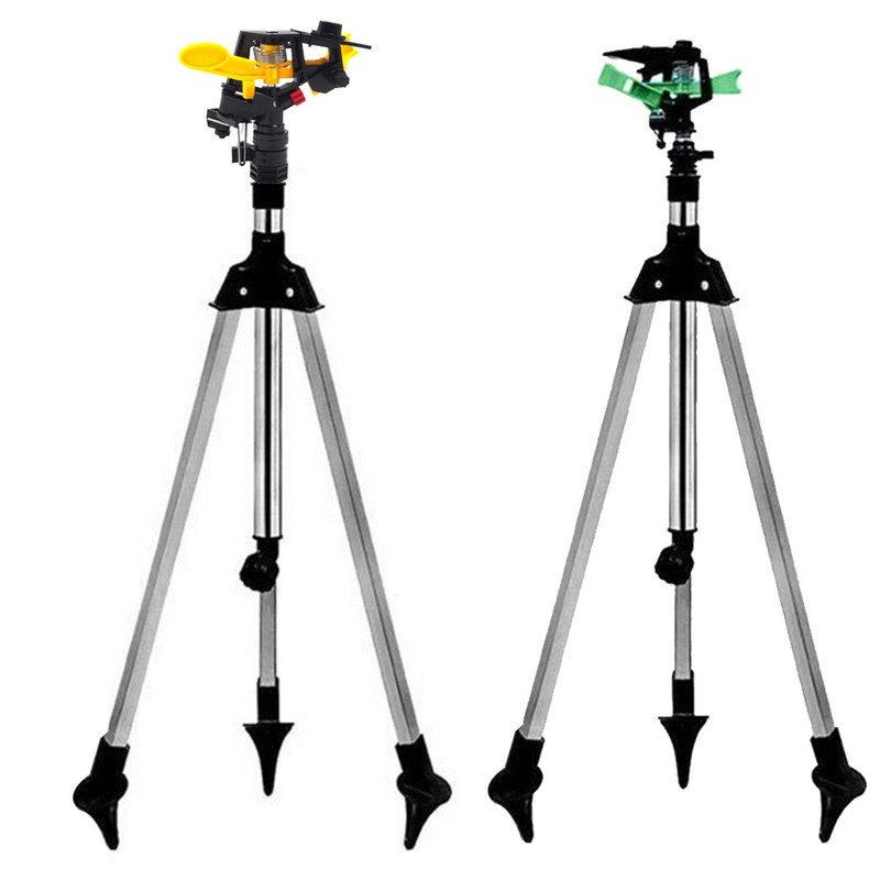 Σύστημα ποτίσματος κήπου από ανοξείδωτο χάλυβα Tripod Impact Sprinkler Garden Kit for Farmland Plant Flower Irigation System 360 μοιρών