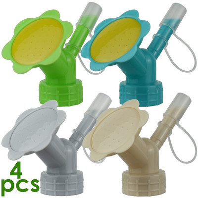 Μίνι ψεκαστήρας καπάκι μπουκαλιών κήπου Μίνι ποτιστήρι με διπλό στόμιο νερού μπονσάι ακροφύσιο Εσωτερικού εξωτερικού χώρου φυτών άρδευσης φυτών