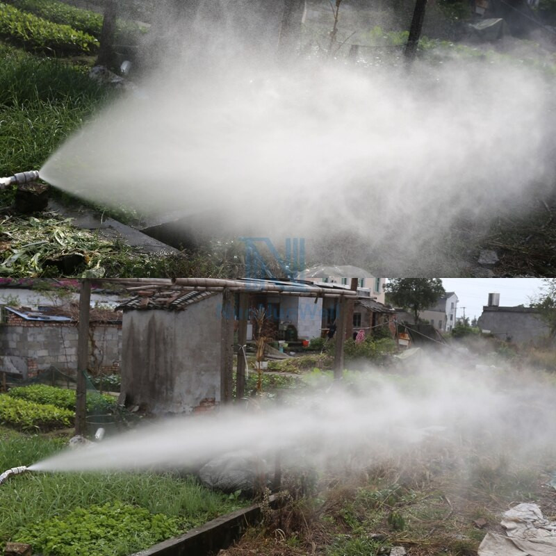 NuoNuoWell 3PCS-pack από ανοξείδωτο ατσάλι Γεωργικό ακροφύσιο ομίχλης υψηλής πίεσης Fruit Tree Long Distance Irigation sprinkler