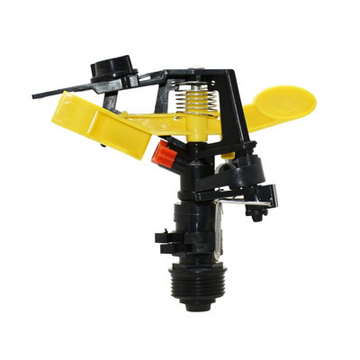 Περιστρεφόμενος ψεκαστήρας κήπου ακροφύσια νερού Αρσενικό 1/2 3/4" 360 μοιρών Rocker sprinkler Ρυθμιζόμενη γωνία Πότισμα άρδευσης 1 ΤΕΜ