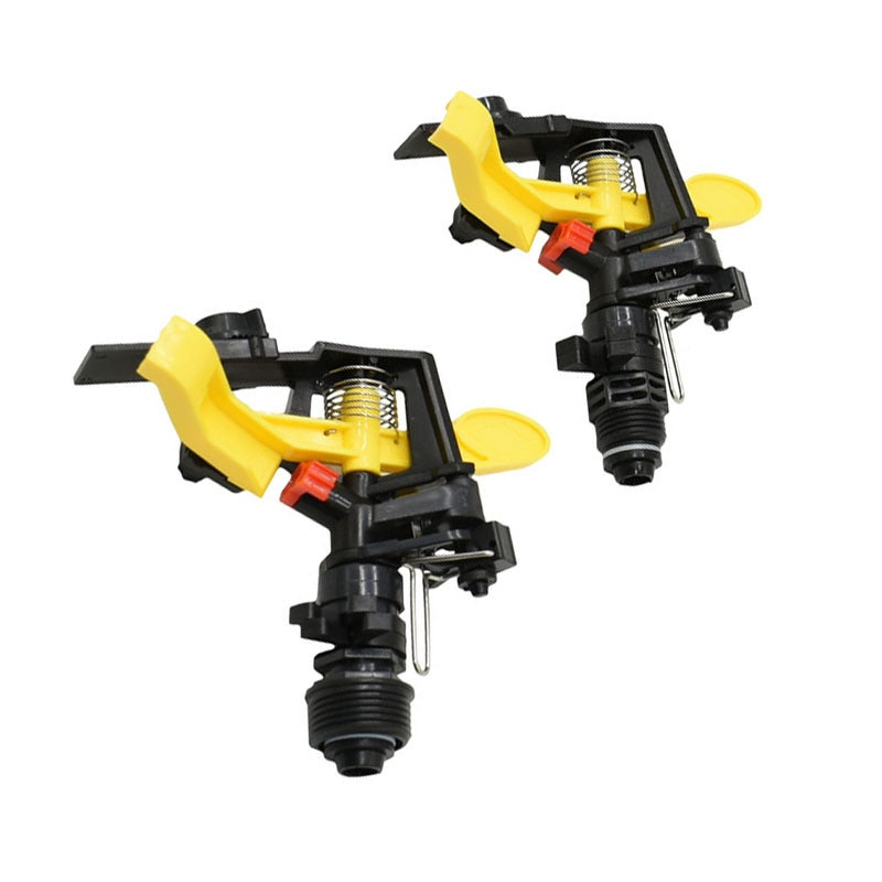 Περιστρεφόμενος ψεκαστήρας κήπου ακροφύσια νερού Αρσενικό 1/2 3/4" 360 μοιρών Rocker sprinkler Ρυθμιζόμενη γωνία Πότισμα άρδευσης 1 ΤΕΜ