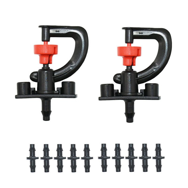 20 τεμ. Περιστρεφόμενοι ψεκαστήρες διάθλασης τύπου G 360 μοιρών Ακροφύσιο ψεκασμού εξοικονόμησης νερού Refract με βύσμα 1/4