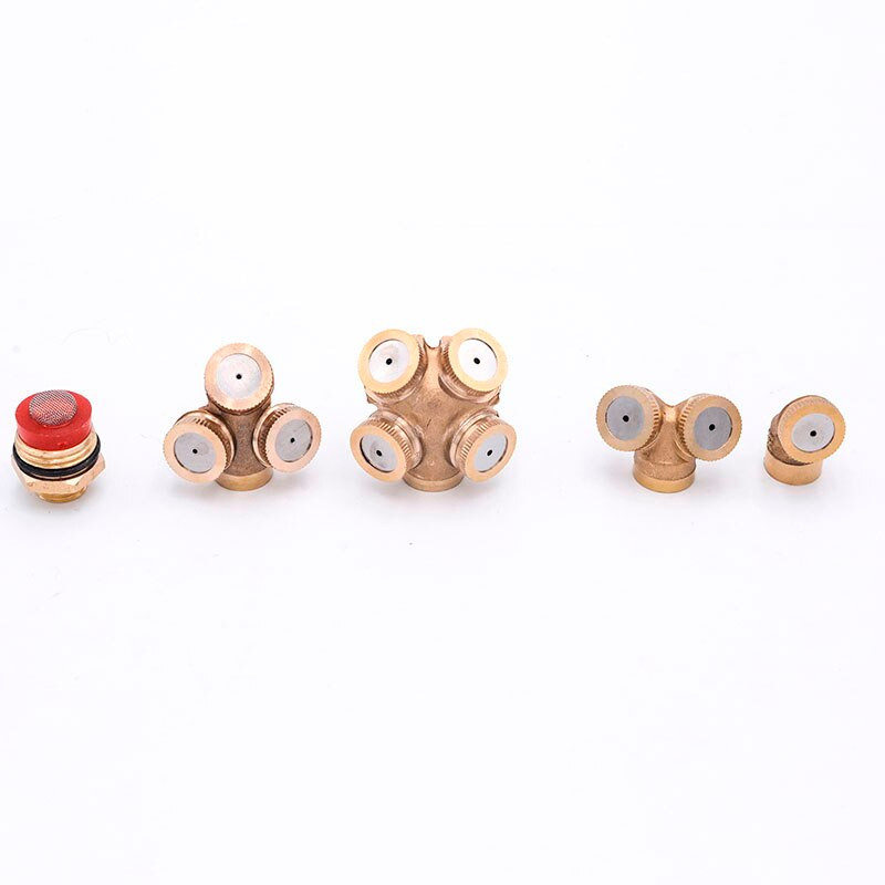 1PC 1/2 ίντσας (20mm) Αρσενικό 14mm Θηλυκός ψεκαστήρας ομίχλης Κήπος Πότισμα Ακροφύσιο ψεκασμού άρδευσης ορειχάλκινος ψεκαστήρας ομίχλης με φίλτρο