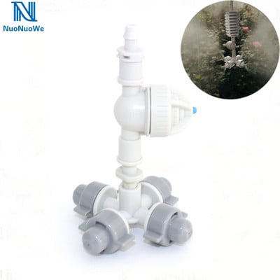 NuoNuoWell Θερμοκηπίου Cross Mist Nozzle Fogger sprinkler with Antidrip Hanging Sprayer Σύστημα ψύξης άρδευσης 10 τμχ