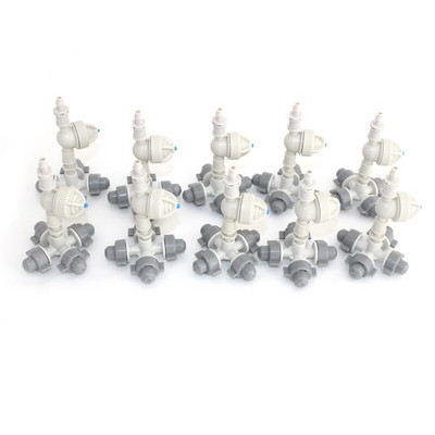 NuoNuoWell Θερμοκηπίου Cross Mist Nozzle Fogger sprinkler with Antidrip Hanging Sprayer Σύστημα ψύξης άρδευσης 10 τμχ