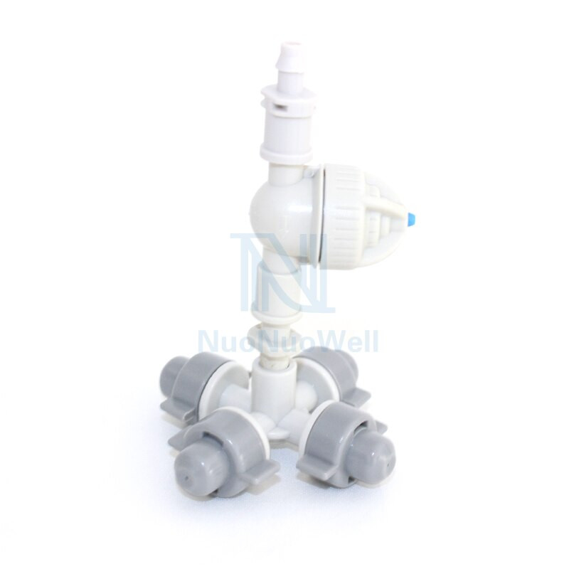 NuoNuoWell Θερμοκηπίου Cross Mist Nozzle Fogger sprinkler with Antidrip Hanging Sprayer Σύστημα ψύξης άρδευσης 10 τμχ