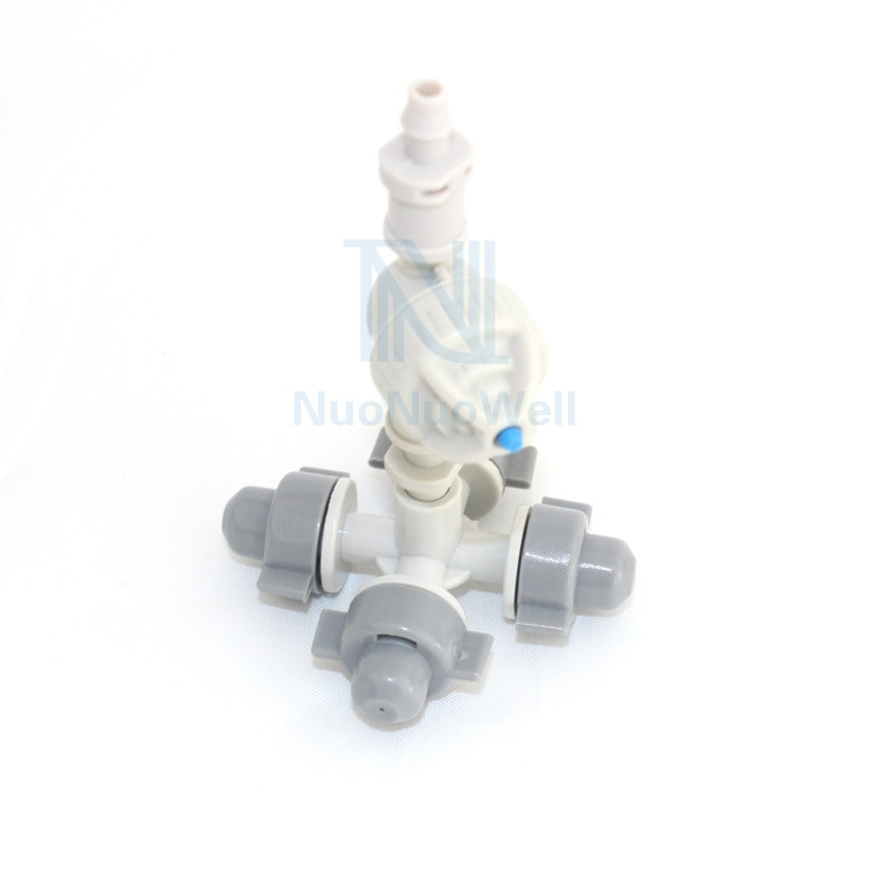 NuoNuoWell Θερμοκηπίου Cross Mist Nozzle Fogger sprinkler with Antidrip Hanging Sprayer Σύστημα ψύξης άρδευσης 10 τμχ