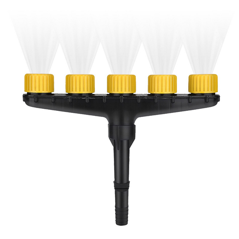 3/4/5/6 κεφαλές Ψεκαστήρας κήπου Ψεκαστήρας πολλαπλών οπών φυτών ποτίσματος Ρυθμιζόμενοι ψεκαστήρες σωλήνων νερού για γεωργικά