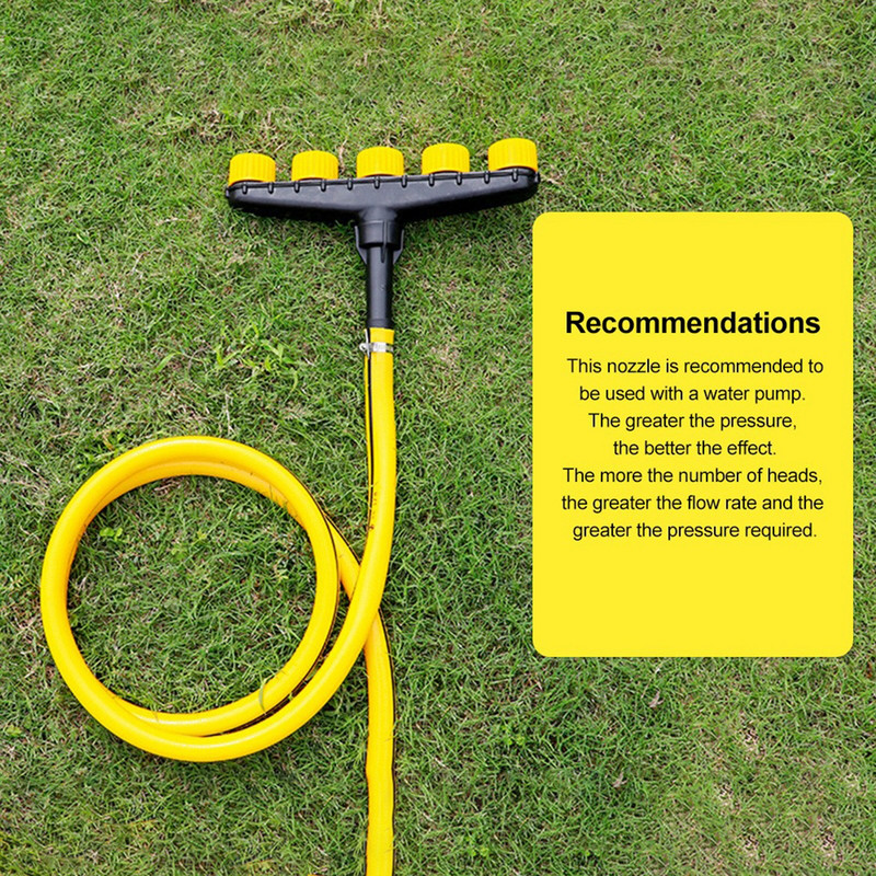 3/4/5/6 κεφαλές Ψεκαστήρας κήπου Ψεκαστήρας πολλαπλών οπών φυτών ποτίσματος Ρυθμιζόμενοι ψεκαστήρες σωλήνων νερού για γεωργικά