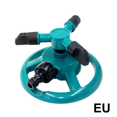 Αυτόματοι εκτοξευτήρες κήπου 360 μοιρών Περιστροφικό ακροφύσιο περιστροφικού ακροφυσίου γκαζόν Πότισμα Σύστημα καταιονισμού νερού Προμήθειες κήπου