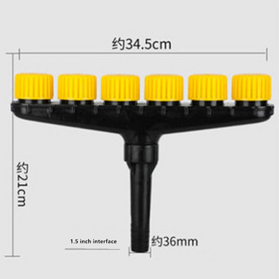 Ρυθμιζόμενοι ψεκαστήρες νερού πολλαπλών κεφαλών Garden Lawn Agriculture Vegetables Irrigation Atomizer Nozzles Sprinkler Gardening Tools