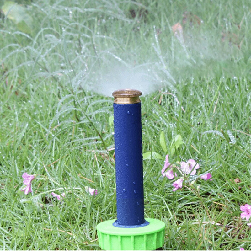 Garden Yard Lawn Plant Irigation Sprinkler Head Watering Misting Spray Nozzle 3 Different Angle Automatic Retractable
