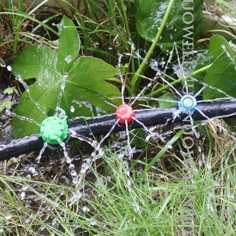 50 τμχ Σταγονοπομποί Garden Drip Irrigation Sprinkler Nozzle Πότισμα PC Drippers Gardening Micro Watering Mini sprinklers