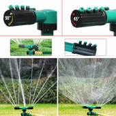 Σύστημα καταιονιστικών 360 μοιρών Αυτόματος περιστρεφόμενος ψεκαστήρας κήπου μπορεί να συνδεθεί σε σειρά καταιονισμού κήπου