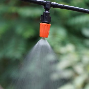 Ρυθμιζόμενο πότισμα Dripper Sprinkler Garden Micro Spray Περιστρεφόμενο ακροφύσιο 4/7mm Hose Lawn Vegetables Σύστημα ψύξης ποτίσματος