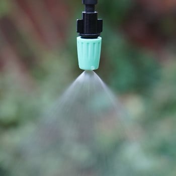 Ρυθμιζόμενο πότισμα Dripper Sprinkler Garden Micro Spray Περιστρεφόμενο ακροφύσιο 4/7mm Hose Lawn Vegetables Σύστημα ψύξης ποτίσματος