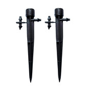 10 τμχ 360 μοιρών Ρυθμιζόμενος σταλάκτης Σύστημα άρδευσης μικρού σταγόνων Sprinler Agriculture Watering 8 Holes Dripper