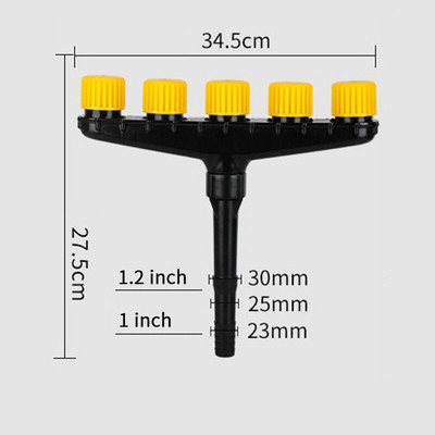 Agriculture Atomizer Nozzles Σπίτι Κήπος Χλοοτάπητα Ψεκαστήρες Νερού Αγρόκτημα Λαχανικά Πότισμα Σπρέι Ρυθμιζόμενο Ακροφύσιο