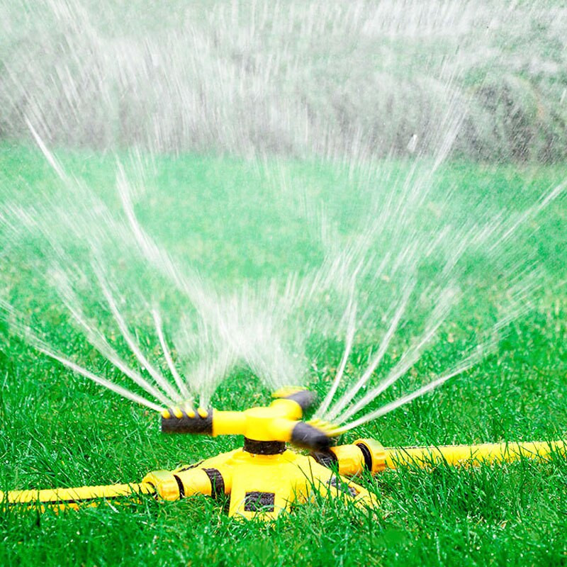 Περιστρεφόμενος ψεκαστήρας κήπου 360 μοιρών Αυτόματος ψεκαστήρας νερού κάλυψης μεγάλης περιοχής για ψεκαστήρες με πιστόλι νερού γκαζόν Farm