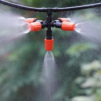 Регулируема напоителна дюза за портокалов спрей Капкообразна пръскачка Градинска водна мъгла Охладителна система за поливане на градински растения
