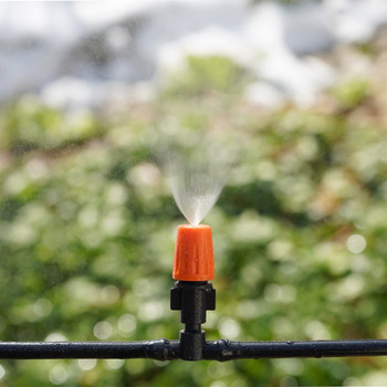 Регулируема напоителна дюза за портокалов спрей Капкообразна пръскачка Градинска водна мъгла Охладителна система за поливане на градински растения
