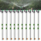 MUCIAKIE 360 Degrees Rotary Micro sprinkler σε σχήμα παπουτσιού με ακροφύσιο ποτίσματος Stake Garden Spray Full Circle Pattern Jet