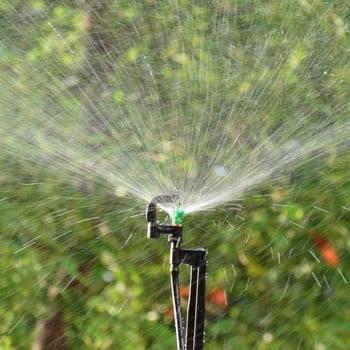 MUCIAKIE 360 Degrees Rotary Micro sprinkler σε σχήμα παπουτσιού με ακροφύσιο ποτίσματος Stake Garden Spray Full Circle Pattern Jet