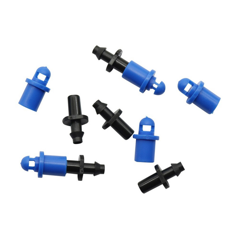 50 τμχ Garden Simple Diagre Atomized Micro Jet Nozzle Greenhouse Mist Sprayer Πότισμα Πότισμα Σταγόνα για λάστιχο 1/4 ίντσας