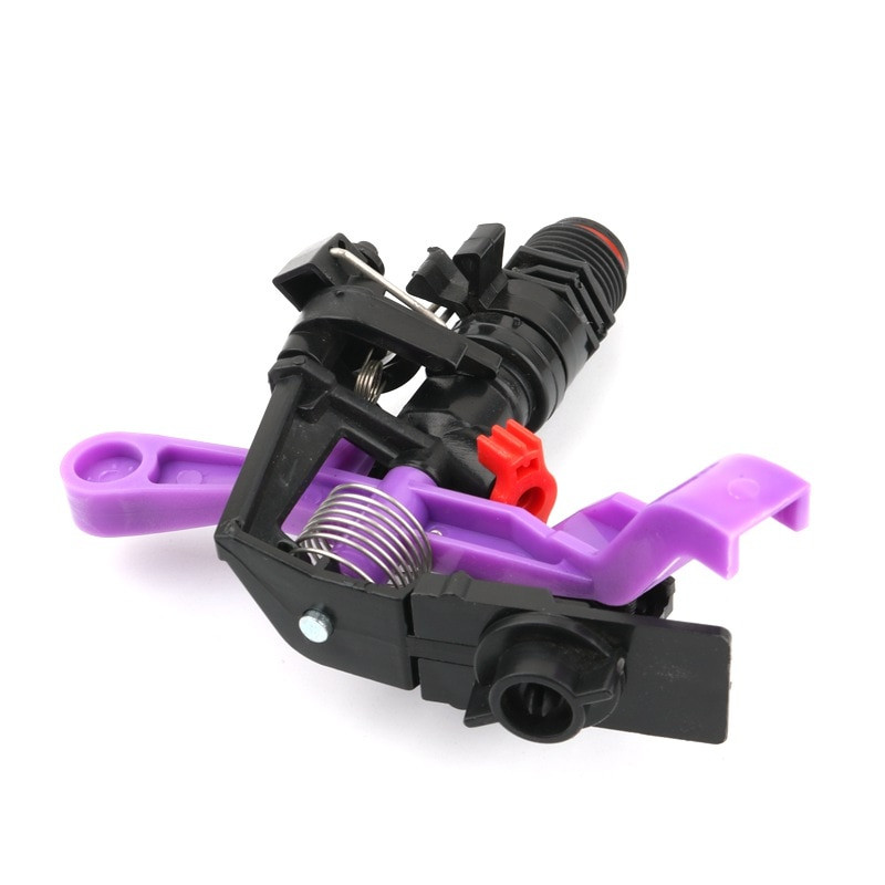 1/2`` Αρσενικό νήμα 360 μοιρών Ρυθμιζόμενο περιστρεφόμενο σπρέι κρούσης ώθησης ψεκαστήρα Farm Garden Lawn Grass Irigation Tools