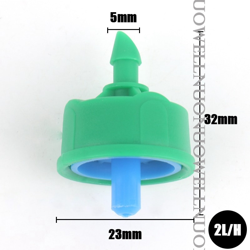 10~300Pcs 2L 4L 8L Garden Drip Irrigation Sprinkler Αντιστάθμιση πίεσης Micro Flow Dripper Plastic Vegetables Watering Emitter
