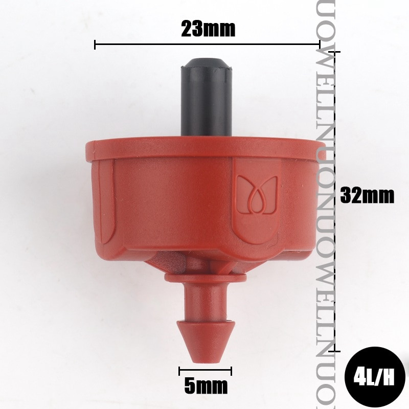 10~300Pcs 2L 4L 8L Garden Drip Irrigation Sprinkler Αντιστάθμιση πίεσης Micro Flow Dripper Plastic Vegetables Watering Emitter