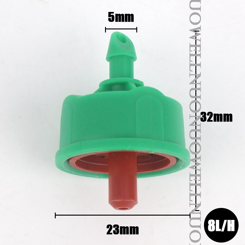 10~300Pcs 2L 4L 8L Garden Drip Irrigation Sprinkler Αντιστάθμιση πίεσης Micro Flow Dripper Plastic Vegetables Watering Emitter
