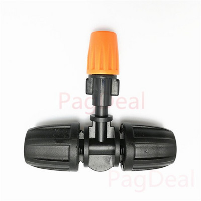 10 τμχ Ακροφύσιο ψεκασμού ψεκασμού ψεκασμού πορτοκαλιού Ακροφύσιο υγραντήρα ψεκασμού θερμοκηπίου κήπου θερμοκηπίου