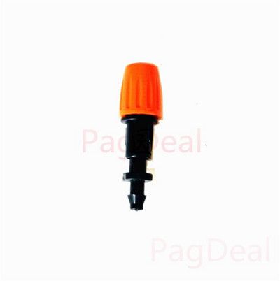 10 τμχ Ακροφύσιο ψεκασμού ψεκασμού ψεκασμού πορτοκαλιού Ακροφύσιο υγραντήρα ψεκασμού θερμοκηπίου κήπου θερμοκηπίου