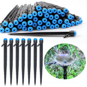 Κιτ 10 τεμ. 18 cm Σταγόνες Εκπομπές Τέλειο για 4/7 χιλιοστά σωλήνα ρυθμιζόμενο 360 μοίρες ροής νερού Σύστημα άρδευσης σταγόνων για σύστημα ποτίσματος